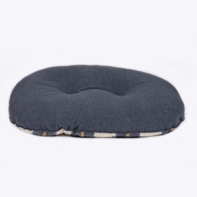 Danish Design Bowmore Navy Oval Quilted Mattress | Barks & Bunnies
