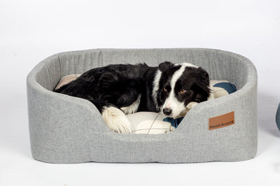 Danish Design Colour Block Lux Eco Friendly Dog Bed | Barks & Bunnies