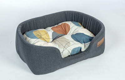 Danish Design Colour Block Lux Eco Friendly Dog Bed | Barks & Bunnies