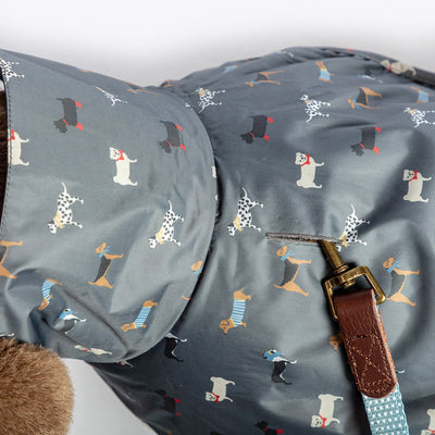 FatFace Marching Dogs Raincoat, Lightweight | Barks & Bunnies