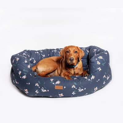 FatFace Brush Floral Deluxe Slumber Dog Bed by Danish Design | Barks & Bunnies
