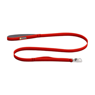 Ruffwear Front Range Dog Lead in Red Canyon, full product shot on white background