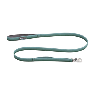 Ruffwear Front Range Dog Lead in River Rock Green, full product shot on white background