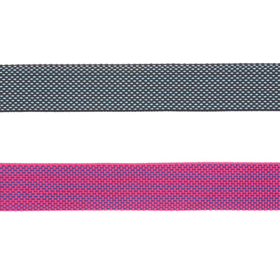 Close-up of Ruffwear Hi & Light collar webbing showing 2-tone polyester texture