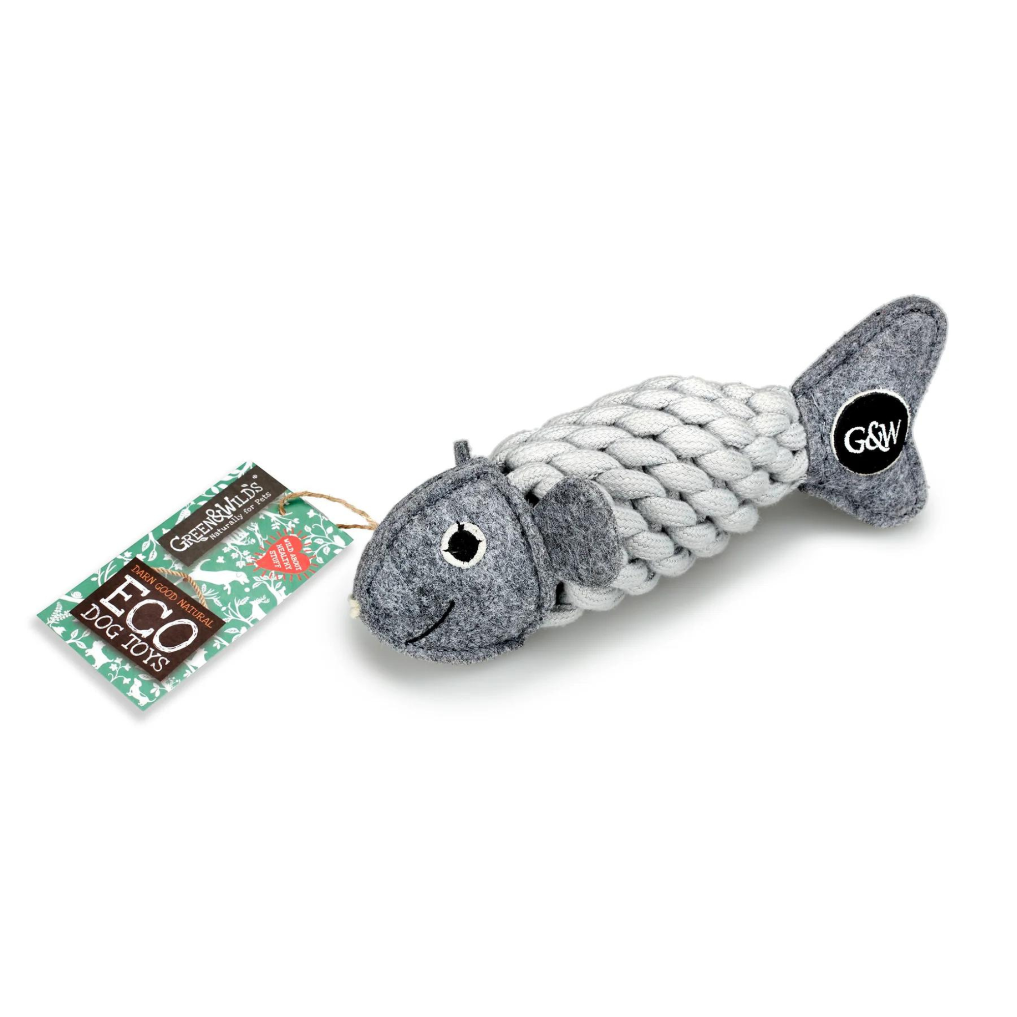 Green & Wilds Roger the Ropefish Eco Dog | Barks & Bunnies