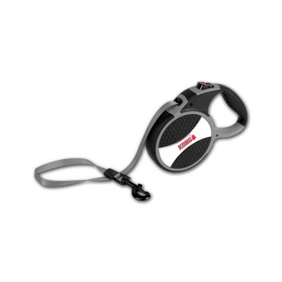 Kong Explore Retractable Dog Lead Grey | Barks & Bunnies