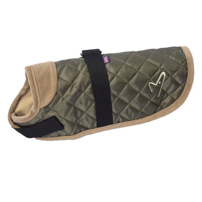 Gor Pets Worcester Dog Coat Green, Quilted Winter Dog Coat | Barks & Bunnies