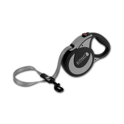 Kong Ultimate Retractable Dog Lead Grey | Barks & Bunnies
