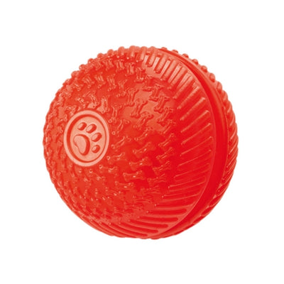 Gor Flex Squeak & Treat Ball Red, Gor Pets Dog Toys | Barks & Bunnies