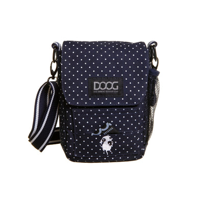 DOOG Walkie Bag Navy Blue, Cross Body Dog Walking Bag | Barks & Bunnies