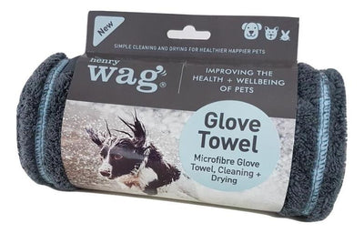 Henry Wag Microfibre Glove Towel for Pets | Barks & Bunnies
