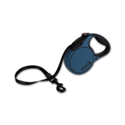 Kong Terrain Retractable Dog Lead Blue | Barks & Bunnies