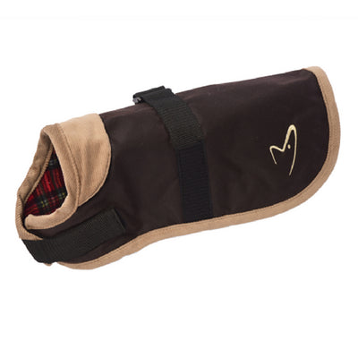 Gor Pets Edinburgh Dog Coat Brown, Wax Winter Dog Coat | Barks & Bunnies