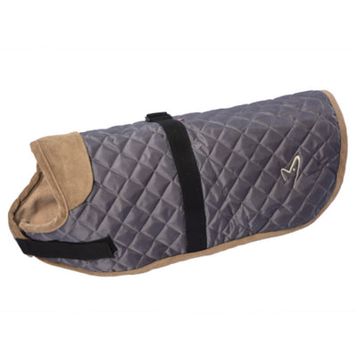 Gor Pets Worcester Dog Coat Grey, Quilted Winter Dog Coat | Barks & Bunnies