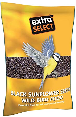Extra Select Black Sunflower Seed 2kg, Bird Food | Barks & Bunnies