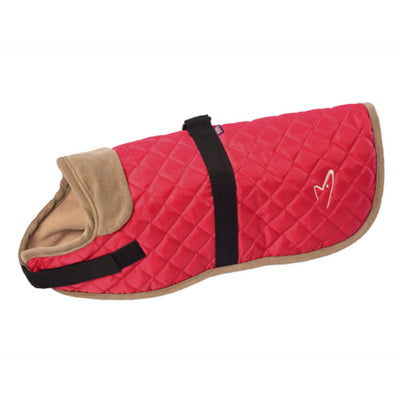 Gor Pets Worcester Dog Coat Red, Quilted Winter Dog Coat | Barks & Bunnies