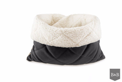 Bowl & Bone Republic Dreamy Bed Nero, Cave Dog Bed | Barks & Bunnies