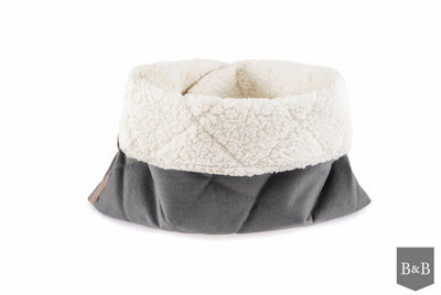 Bowl & Bone Republic Dreamy Bed Silver, Dog Bed | Barks & Bunnies