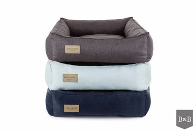 Bowl & Bone Republic Urban Bed Graphite, Dog Bed | Barks & Bunnies