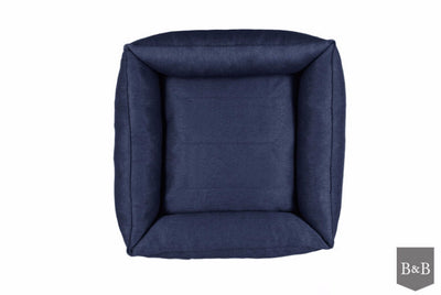 Bowl & Bone Republic Urban Bed Navy, Dog Bed | Barks & Bunnies