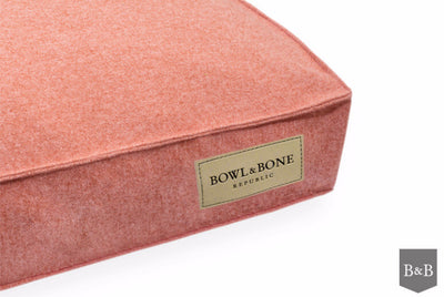 Bowl & Bone Republic Loft Cushion Coral, Dog Bed | Barks & Bunnies