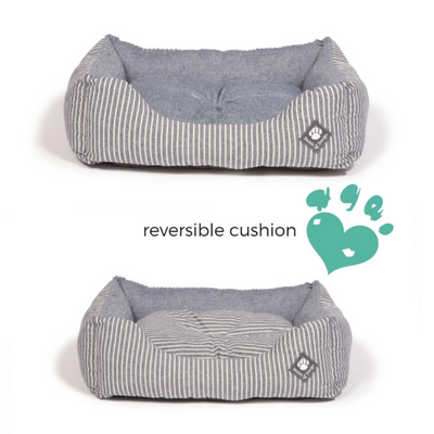 Blue Maritime Snuggle Dog Bed by Danish Design | Barks & Bunnies