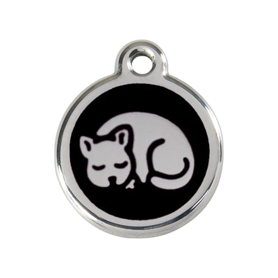 Red Dingo Kitten Cat Tag, Enamel Pet Tag UK | Barks & Bunnies