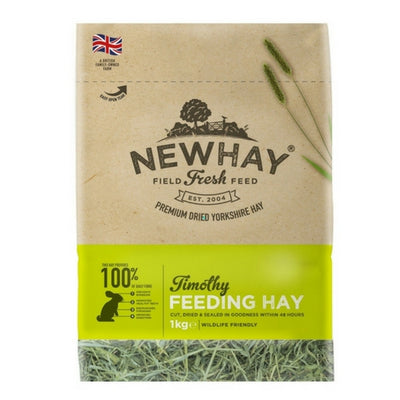 Newhay Timothy Feeding Hay for Rabbits & Small Animals | Barks & Bunnies