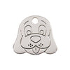 Dogs Face Red Dingo Stainless Steel Dog ID Tags | Barks & Bunnies