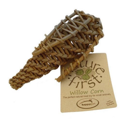 Happy Pet Nature First Willow Corn For Rabbits | Barks & Bunnies