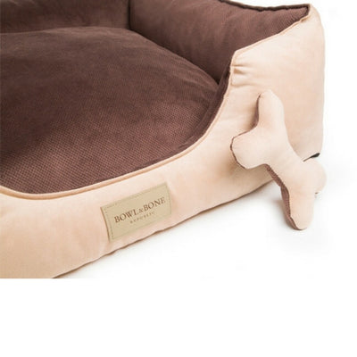 Bowl & Bone Republic Classic Bed Brown, Dog Bed | Barks & Bunnies