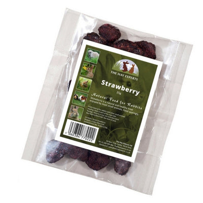 The Hay Experts Strawberry, Dried Fruit for Rabbits | Barks & Bunnies
