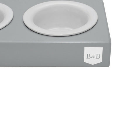 Bowl & Bone Republic DUO CERAMIC Grey, Dog Bowl | Barks & Bunnies