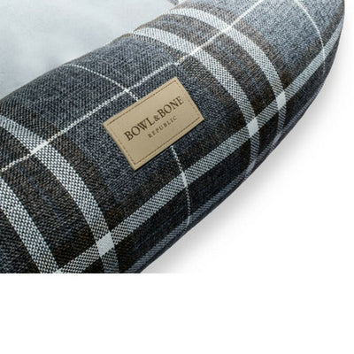 Bowl & Bone Republic Scott Bed Blue, Dog Bed | Barks & Bunnies