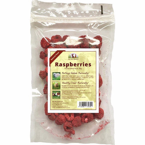 The Hay Experts Freeze Dried Raspberries for Rabbits | Barks & Bunnies