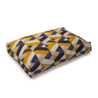 Danish Design Retreat Eco Wellness Geo Tiles Dog Bed | Barks & Bunnies