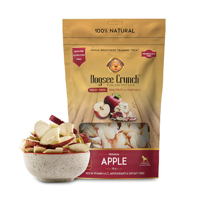 Dogsee Dogsee Crunch Freeze Dried Apple | Barks & Bunnies