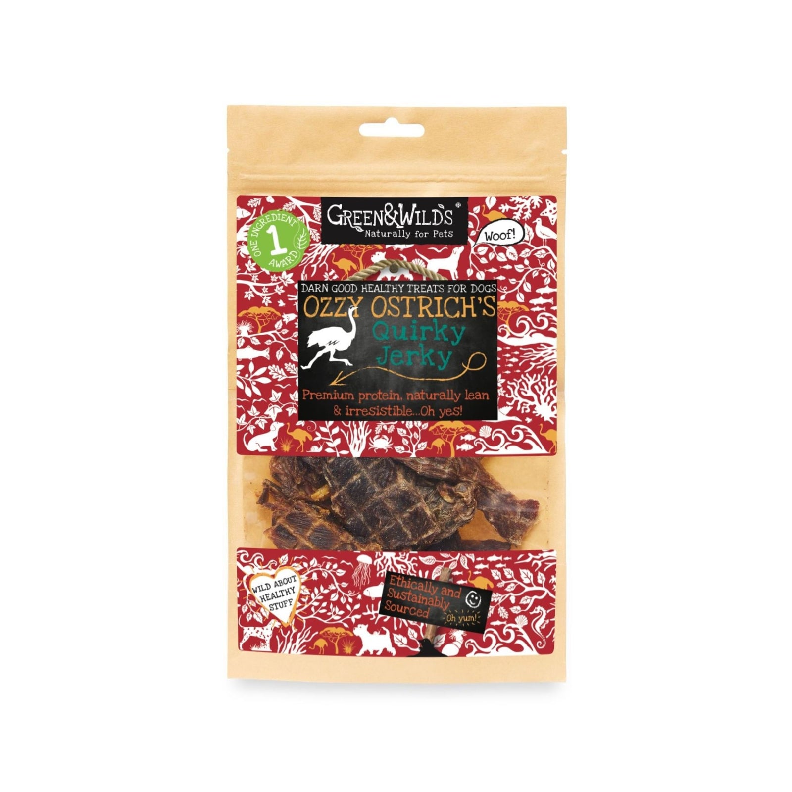Green & Wilds Quirky Jerky Dog Treats | Barks & Bunnies