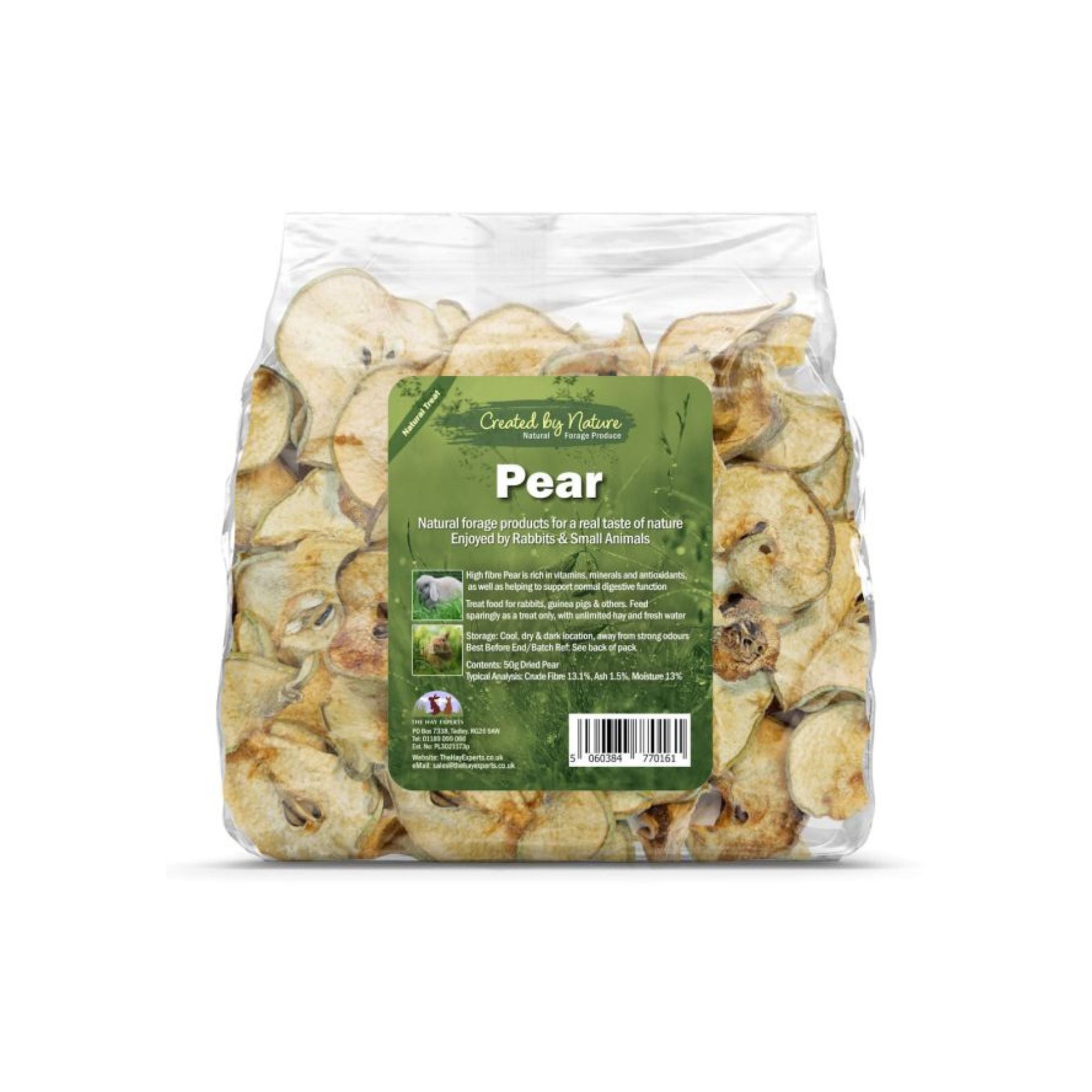 The Hay Experts Pear, Natural Treats for Small Animals | Barks & Bunnies