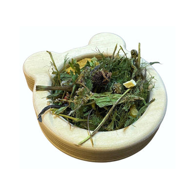 The Hay Experts Guinea Pig Wooden Bowl | Barks & Bunnies