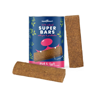 Super Bars Super Bars Pork & Apple Dog Treat Tub | Barks & Bunnies