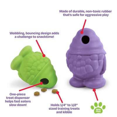 Brightkins Gnome Treat Dispenser Interactive Dog Toy | Barks & Bunnies