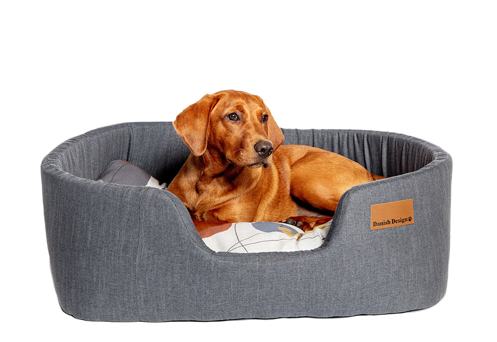 Danish Design Colour Block Lux Eco Friendly Dog Bed | Barks & Bunnies
