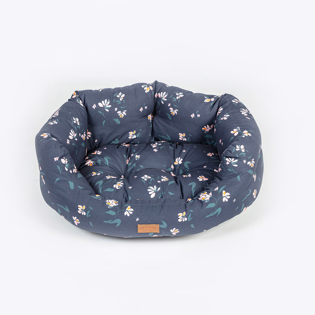 FatFace Brush Floral Deluxe Slumber Dog Bed by Danish Design | Barks & Bunnies