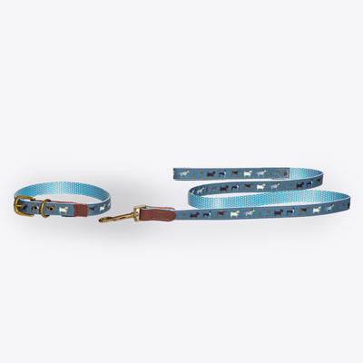 FatFace Marching Dogs Collar Lead Matching Set | Barks & Bunnies