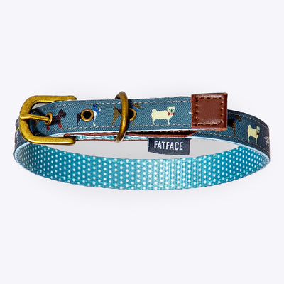 FatFace Marching Dogs Collar Lead Matching Set | Barks & Bunnies