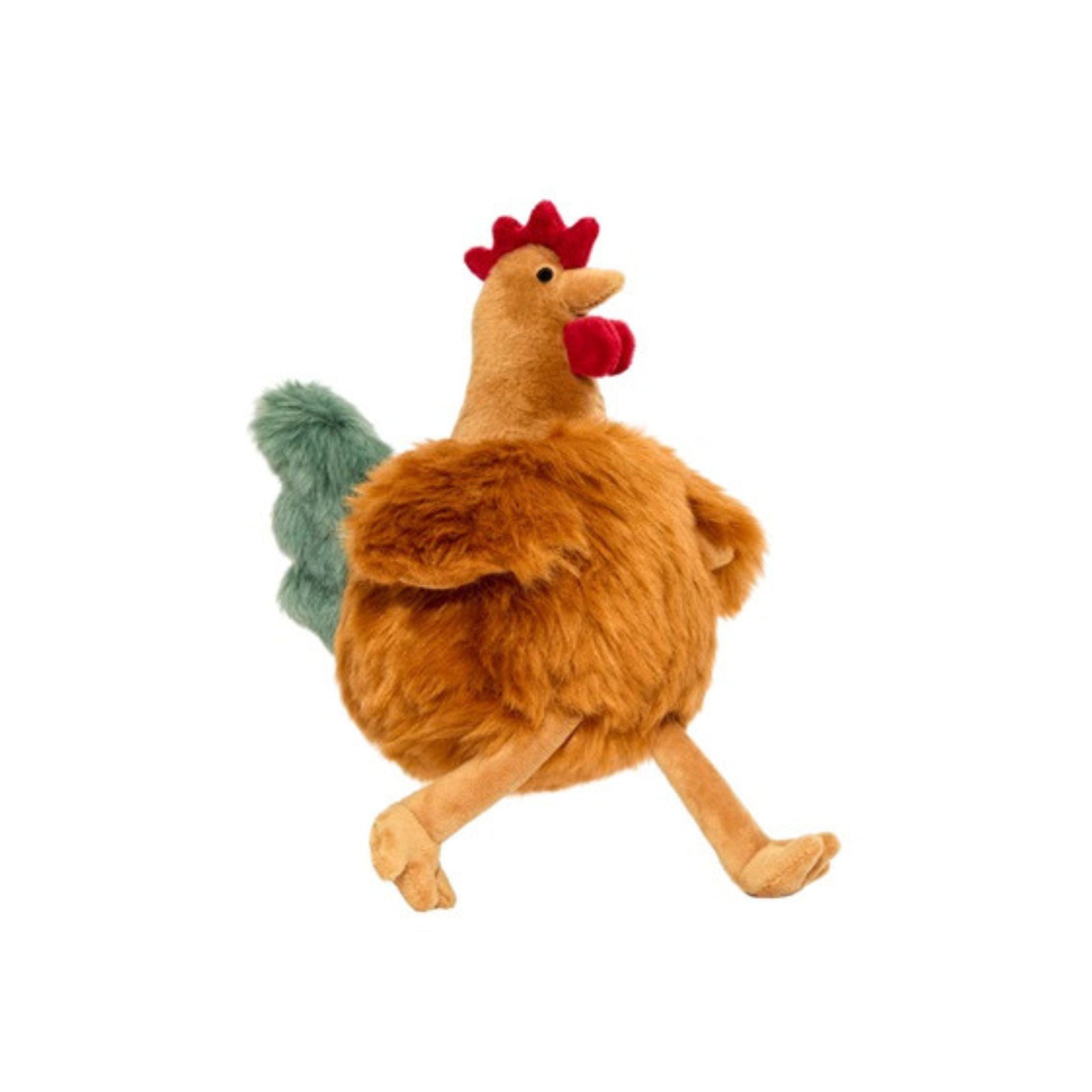 Fluff & Tuff Chandler Chicken squeaky plush dog toy, medium size, 10 inches tall
