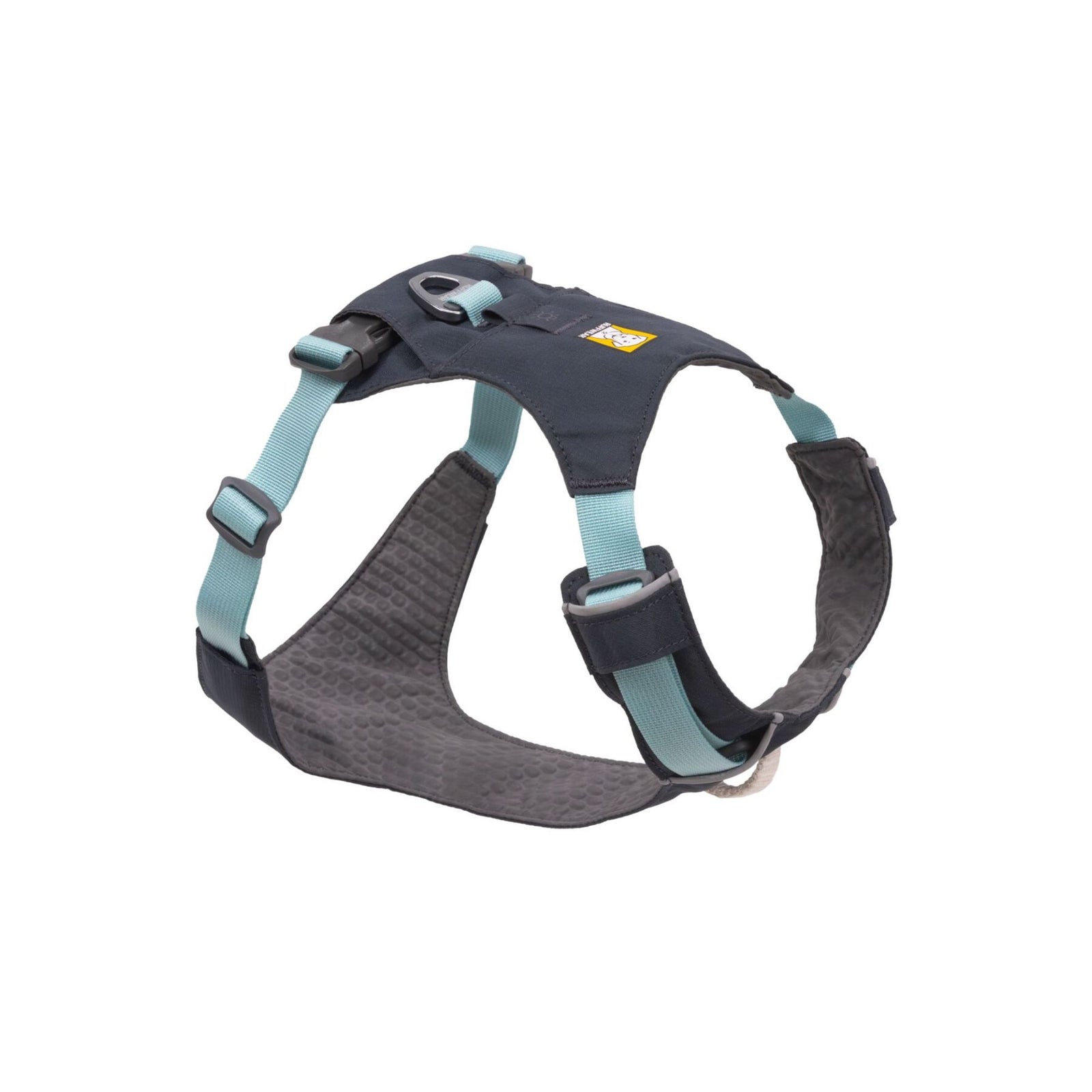 Ruffwear Hi & Light dog harness in Alpenglow Pink, front three-quarter view on white background
