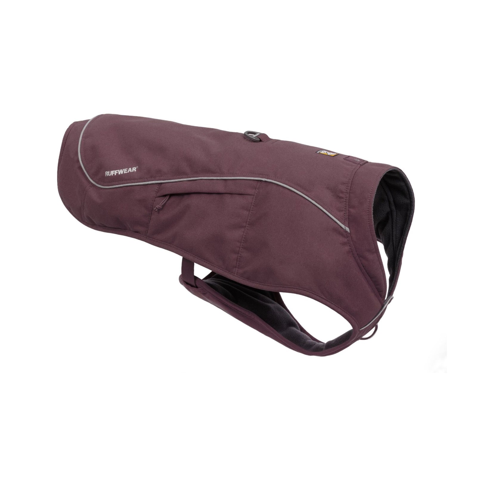 Ruffwear Overcoat Fuse insulated dog harness vest in Brown Bear - waterproof, abrasion-resistant winter dog coat with built-in harness