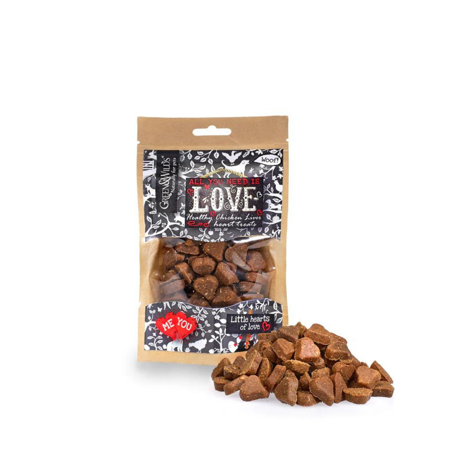 Green & Wilds LoveChicken & Liver Dog Treats | Barks & Bunnies